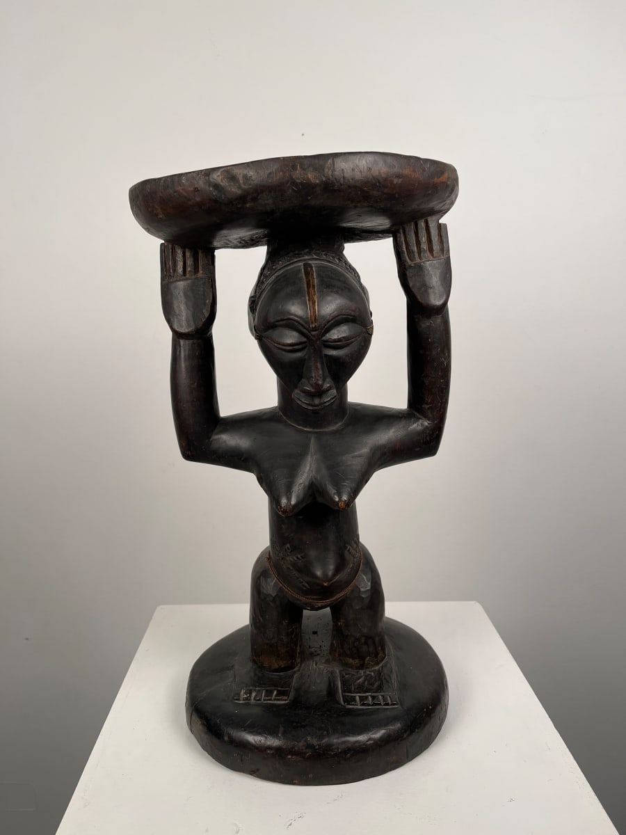 Hemba Wood Stool by Hemba culture 