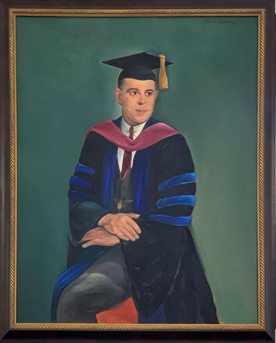 Clark G. Kuebler Portrait by Lester O. Schwartz, Image 1.