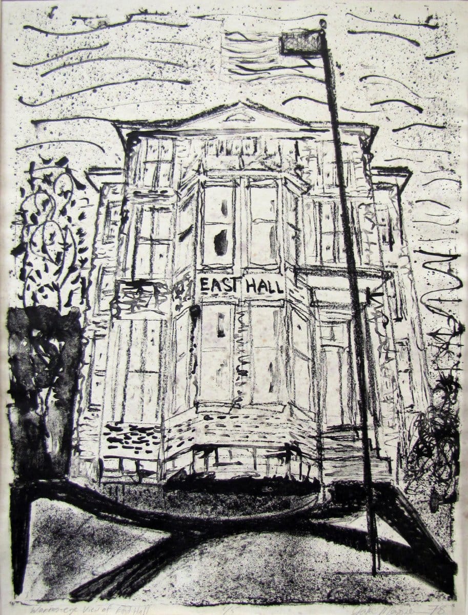 Worm's-eye View of East Hall (1/5) by Jake Megowen 