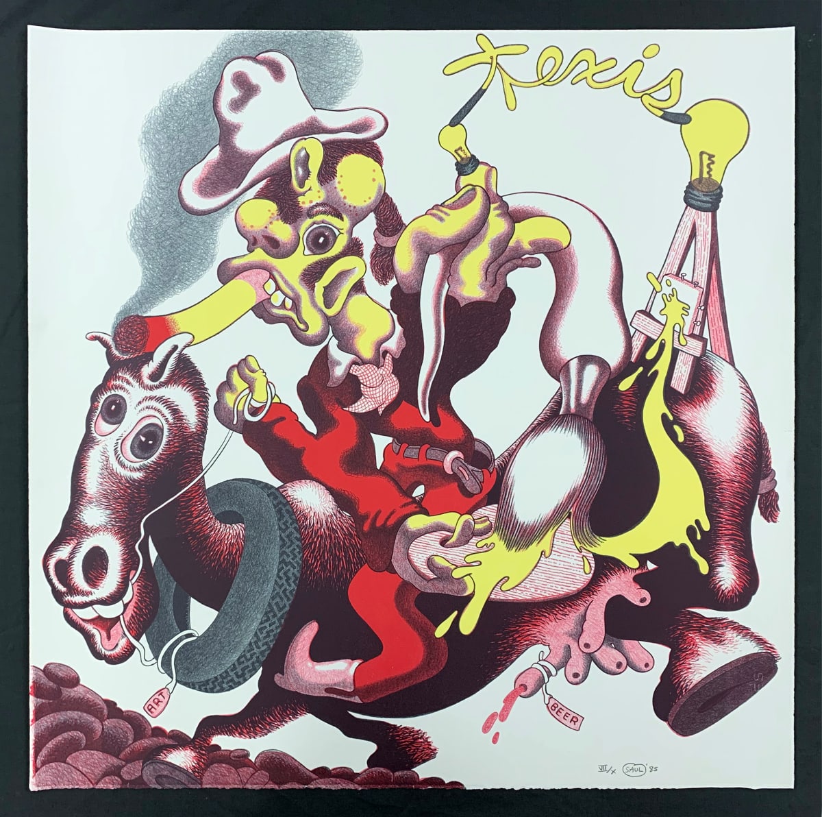 Texas Artist by Peter Saul 