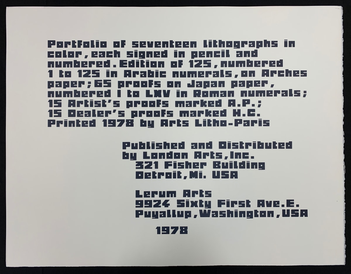 Explanation Page by Karel Appel 