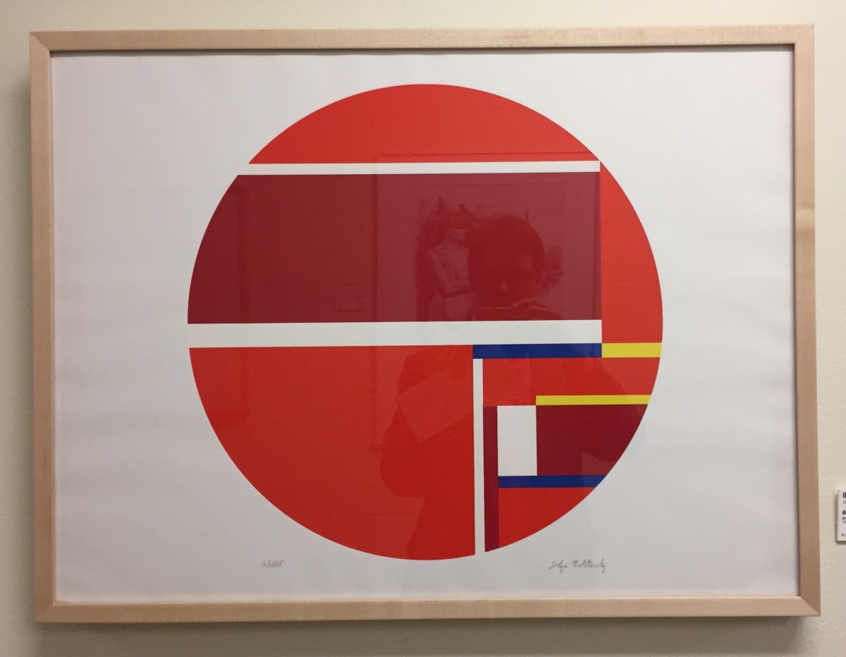 Red Tondo by Ilya Bolotowsky 