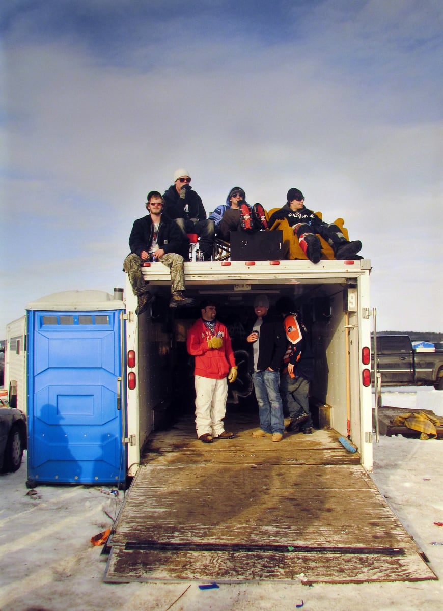 Ely Drinking Team, Eelpout Festival, Walker, MN by Lacey Criswell, Amanda Hankerson 