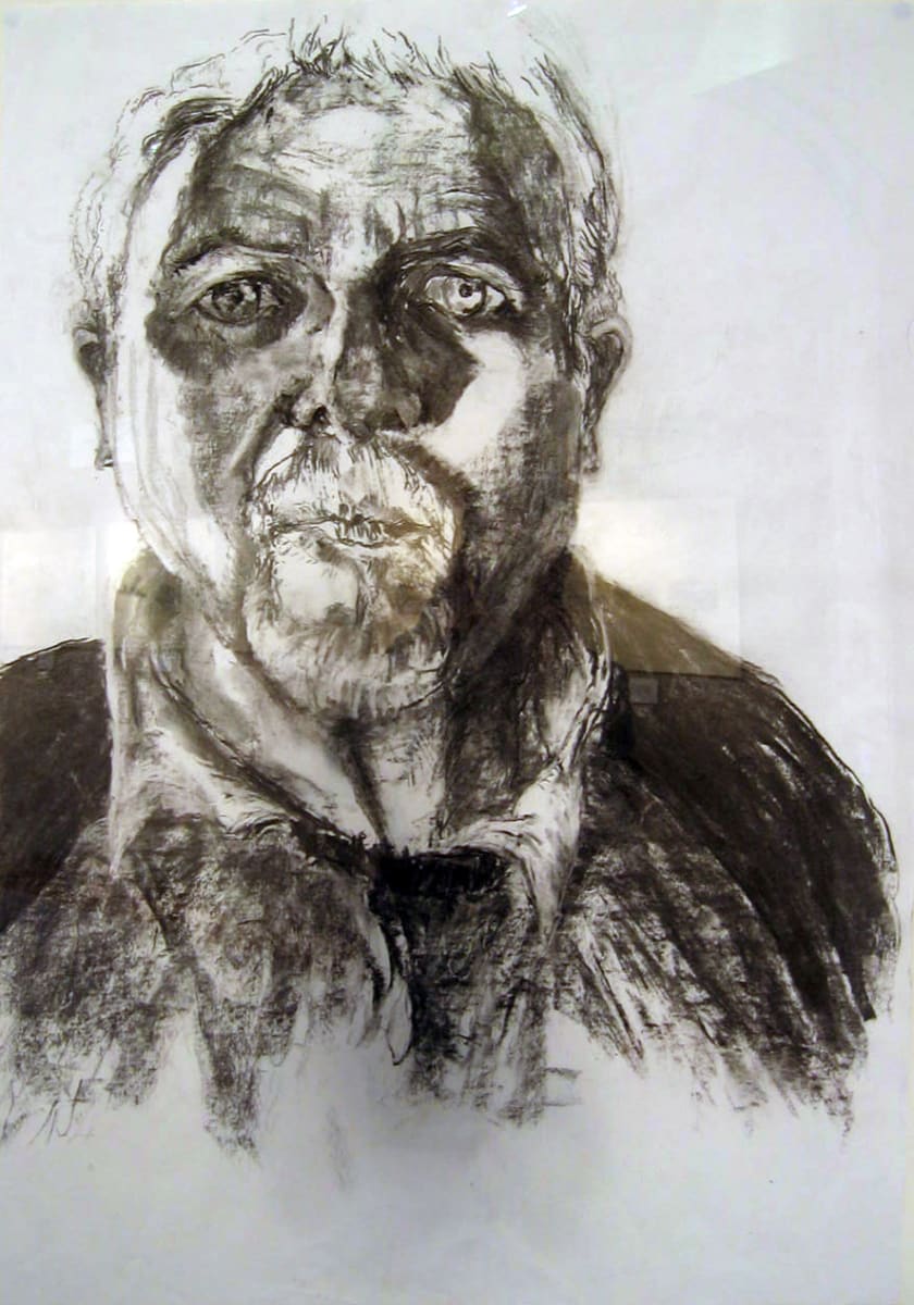 Self-Portrait in Two-Toned Sweater by Tony Ryan 