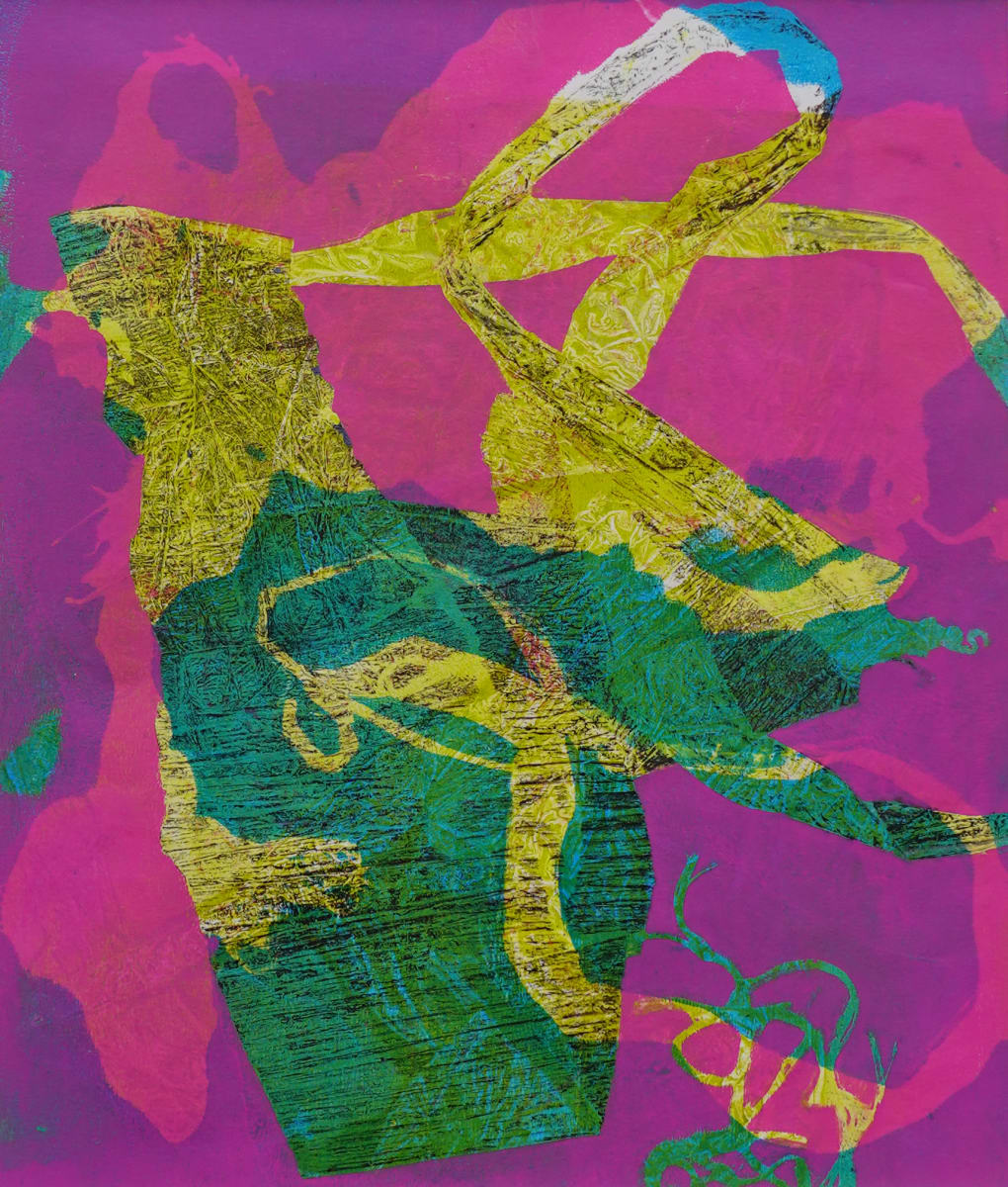 Irish Muffin Cookies by Kathy Cornwell  Image: Irish Muffin Cookies, fine art monotype by artist Kathy Cornwell