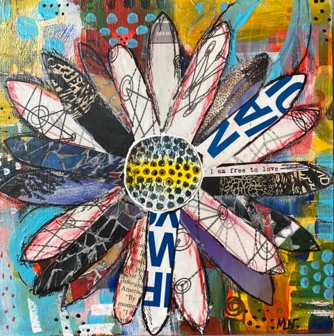 Free To Love by Marsha Nieland  Image: Free To Love was the first Wildflower Free that I created.  The OG...(original). 