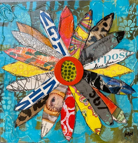Live Free by Marsha Nieland  Image: Lots of texture on this little gem. 