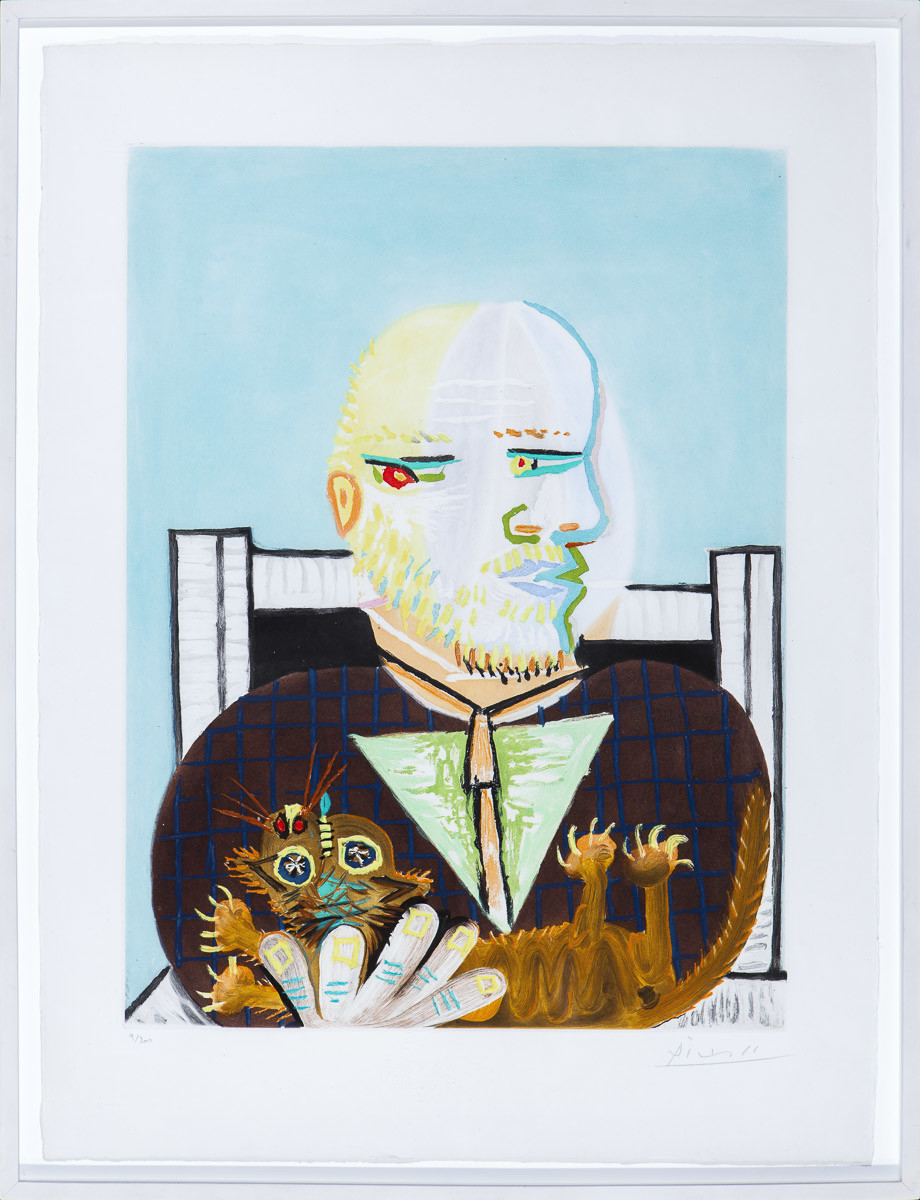 Vollard Et Son Chat Portrait Of Ambroise Vollard Artwork Archive