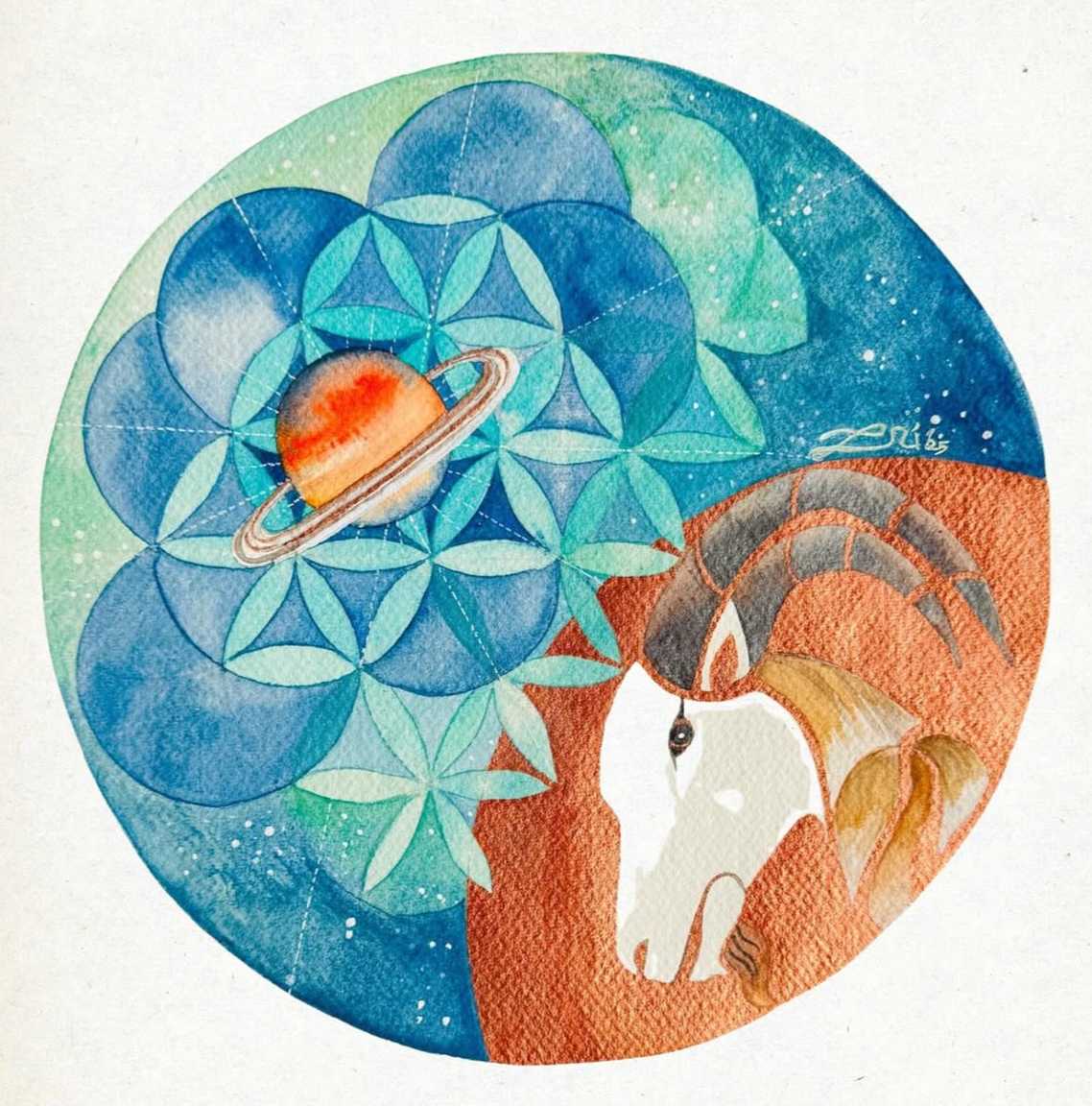 Ascending the 12 Constellations: Capricon by Dr Zaenab Imaduddin, Image 12.