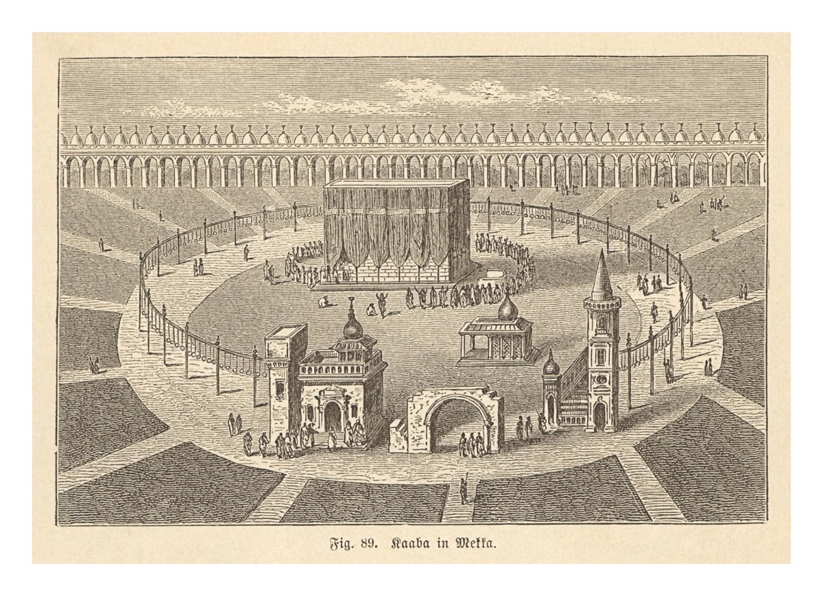 Ka'bah in Mecca (Makka al-Mukarrama) by W. Buckley 