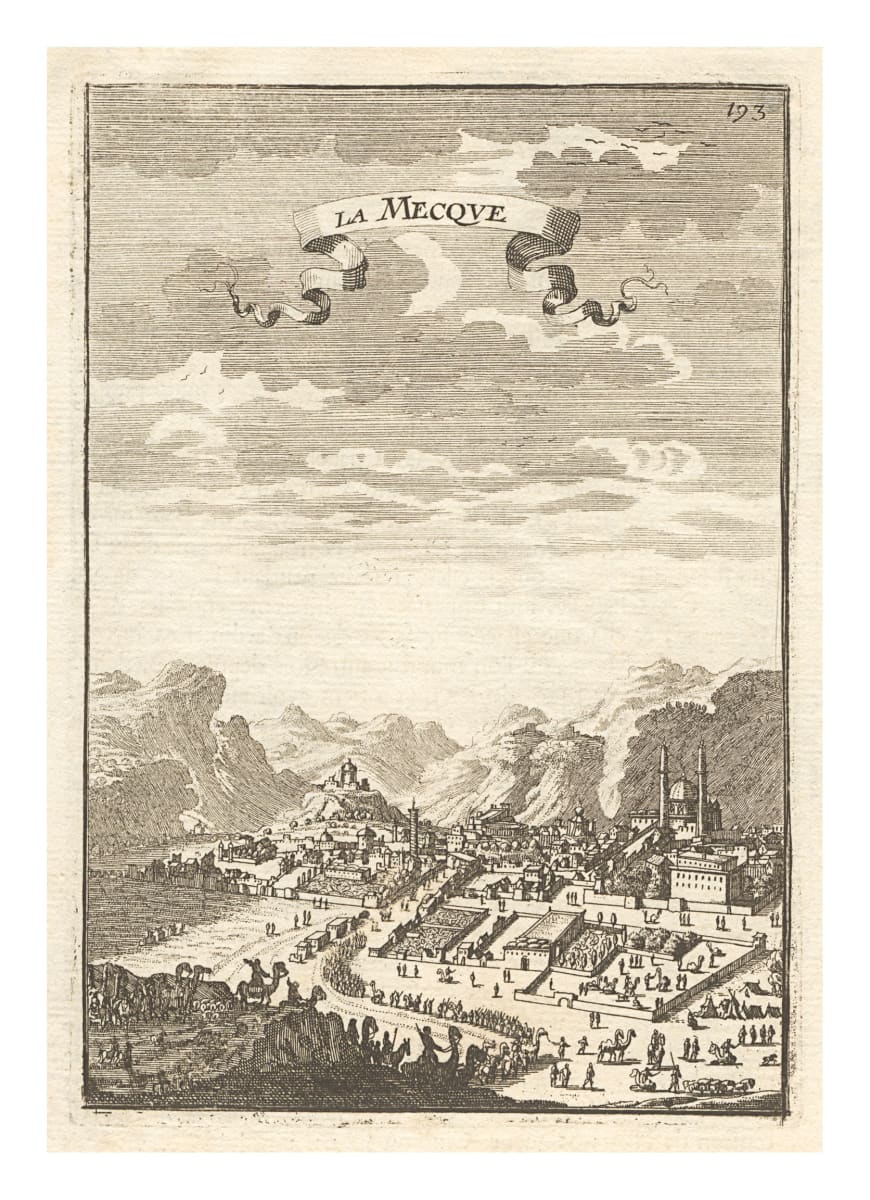 La Mecqve – Mecca (Makka al-Mukarrama) by Alain Manesson Mallet 
