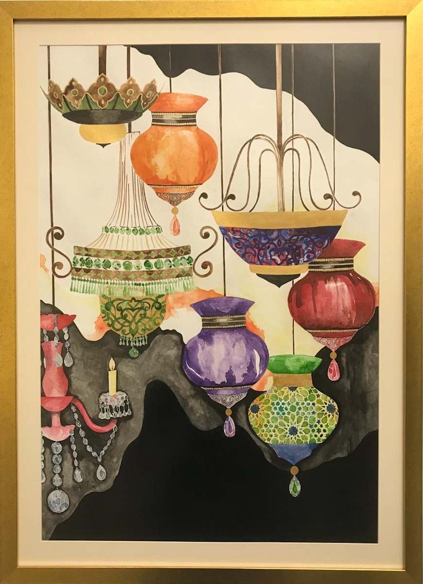 Chandeliers by Arwa Alazhar 