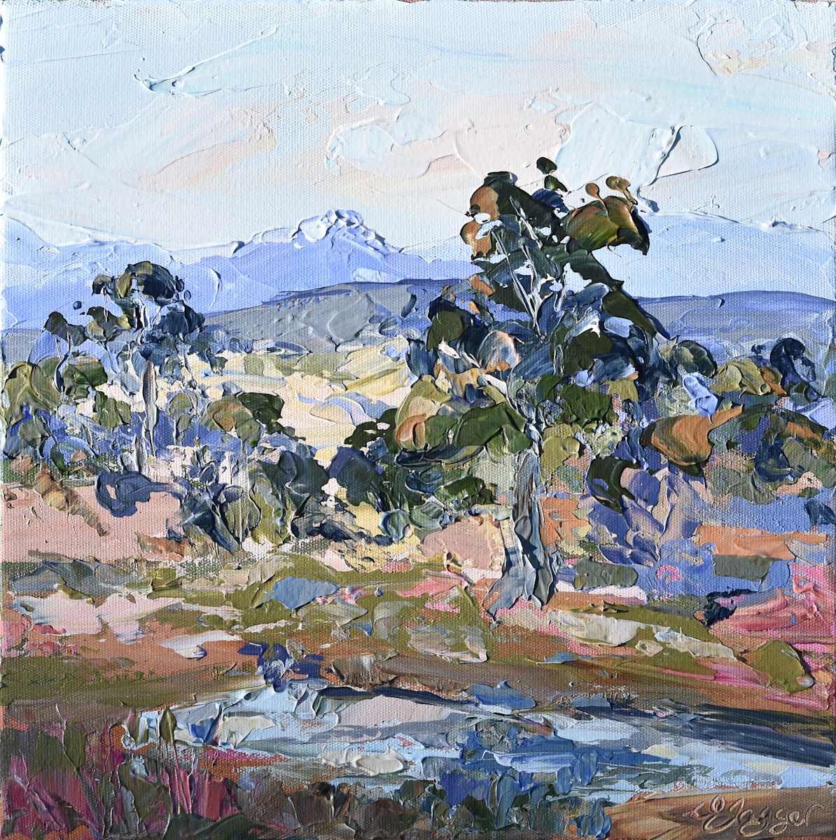 In The Distance Study by Wendy Jagger 