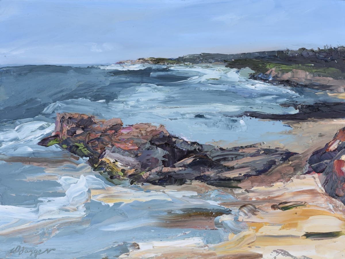 As Far As I Could See by Wendy Jagger  Image: Painted en plein air at Mallacoota