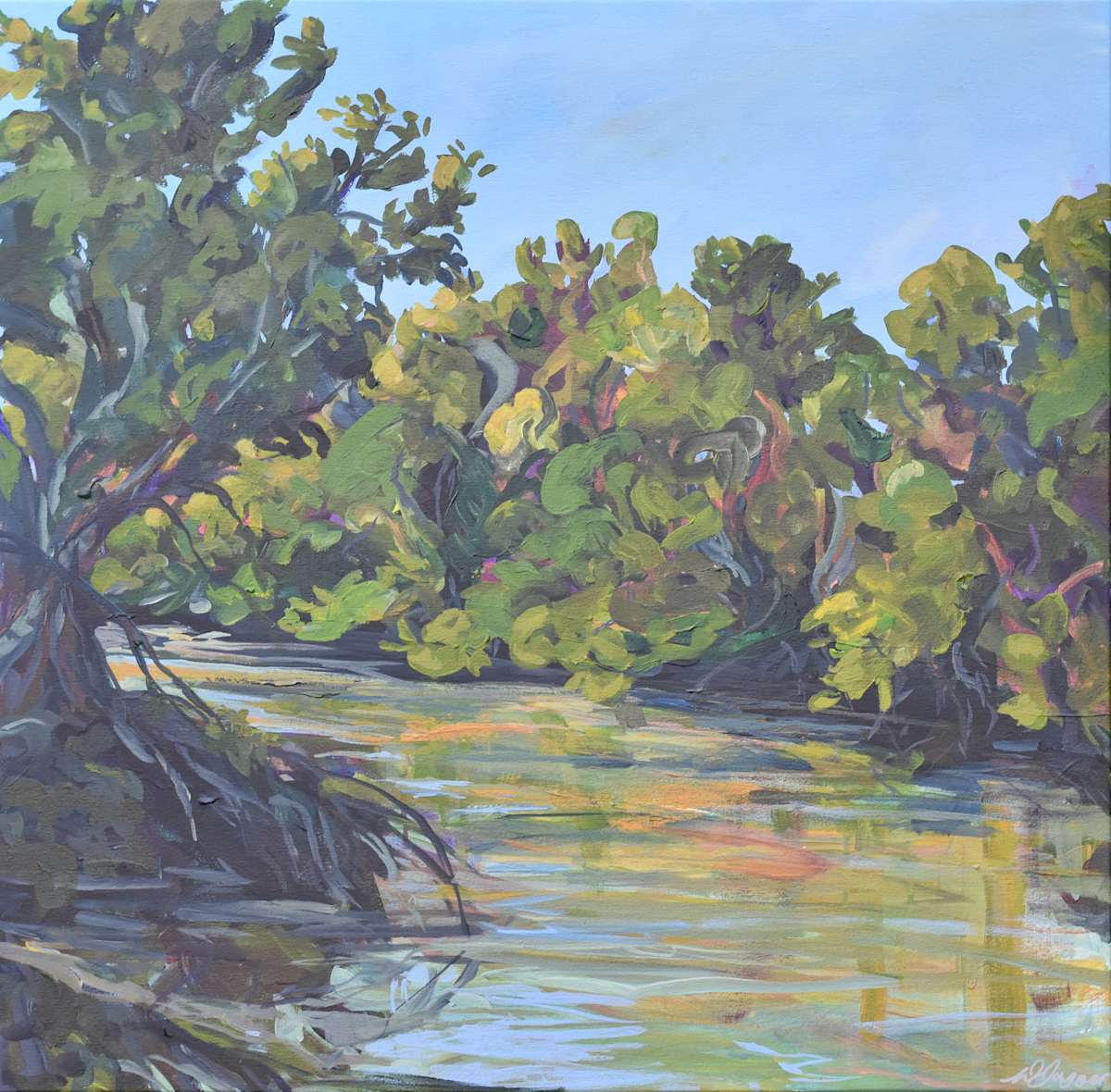 Late Afternoon in the Mangroves by Wendy Jagger 