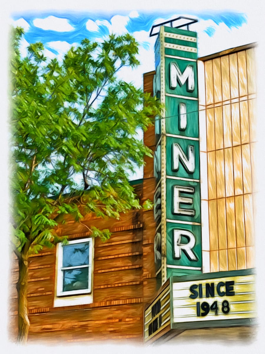 Now Playing in Major or Miner by Lisa Drew  Image: photo art by Lisa Drew