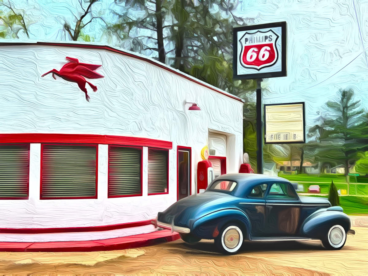 If you ever plan to motor west... by Lisa Drew | Available Printed Inventory  Image: Lisa Drew, photo artist