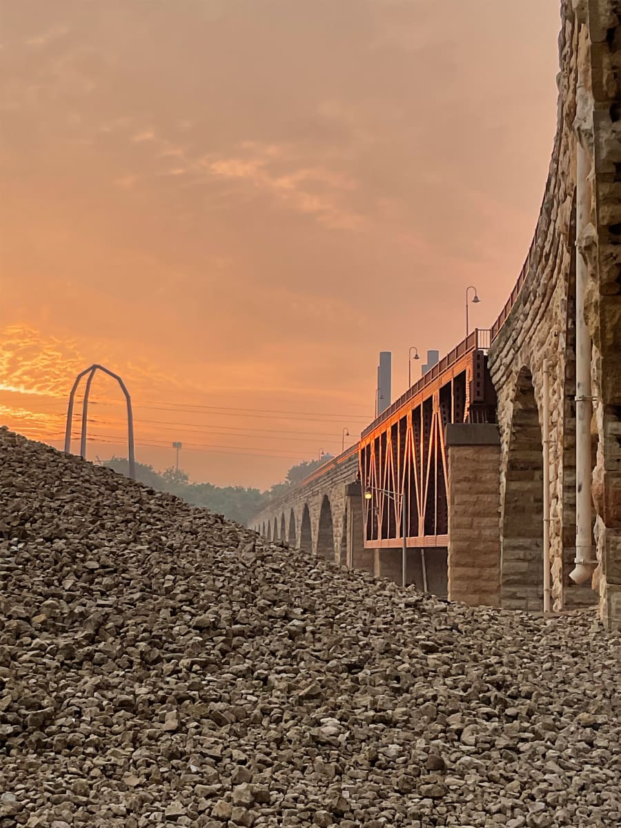 Stones at Stone Arch by Lisa Drew  Image: Stones at Stone Arch photograph by Lisa Drew