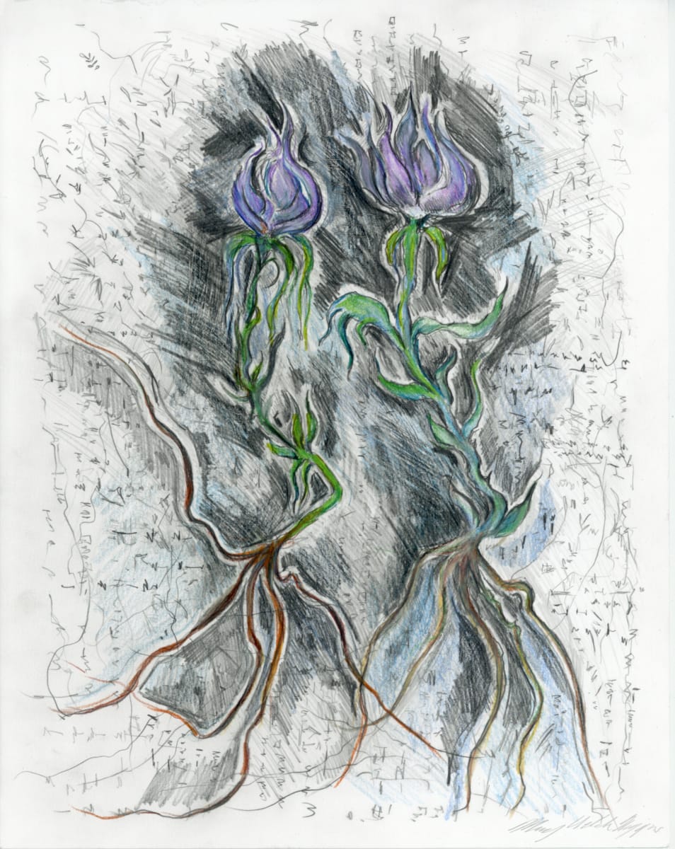 Winter Meadow.09 by Mary Welch Higgins  Image: Winter Meadow.09