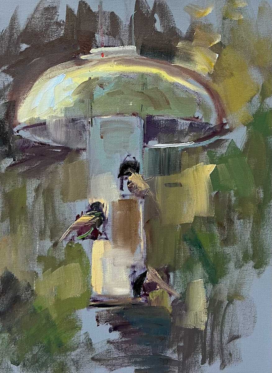 Time to Fill the Feeder by Patti McNutt, Image 1.