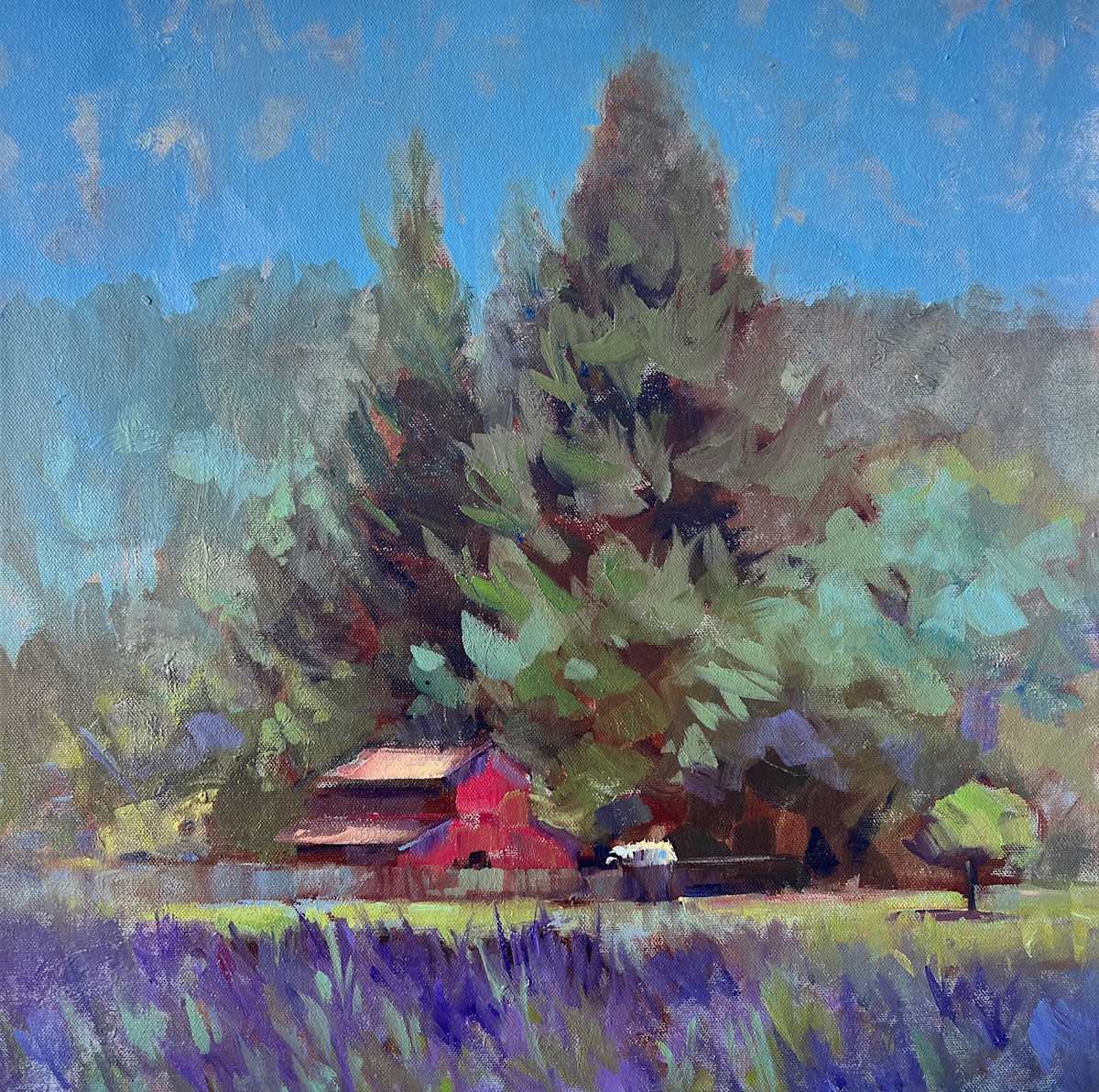 Does this Barn Make my Trees Look Big? by Patti McNutt, Image 1.