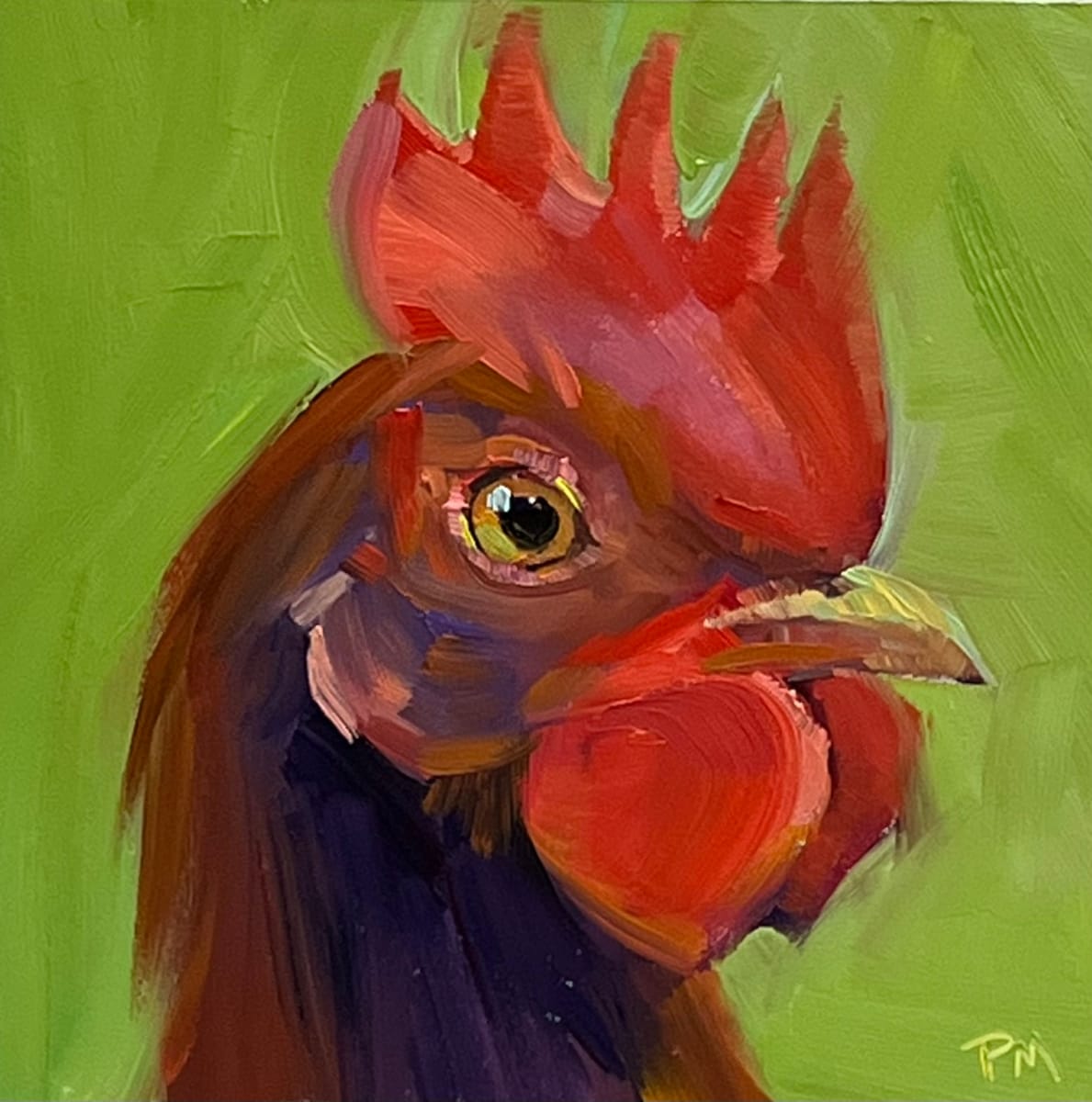 Creswell Fashion Week by Patti McNutt  Image: Portrait of a juvenile Rooster