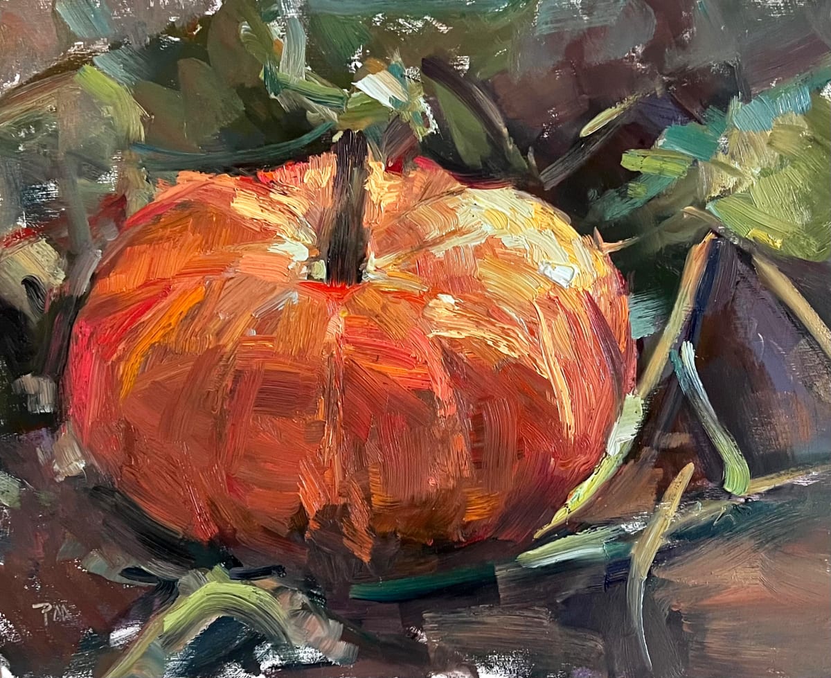 Plein Air Pumpkin by Patti McNutt 