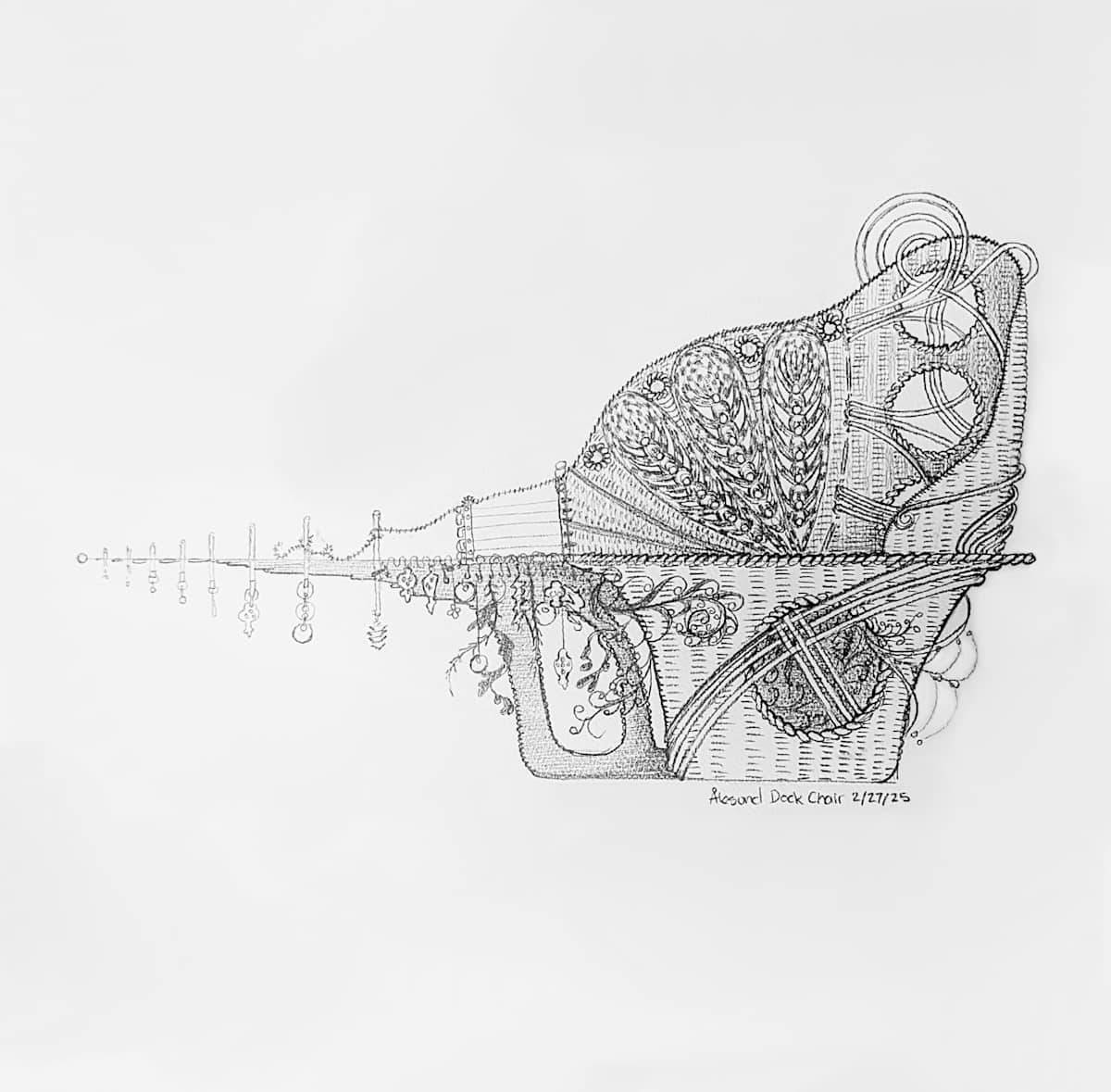 Study for Ålesund Dock Chair by Annalisa Barron 