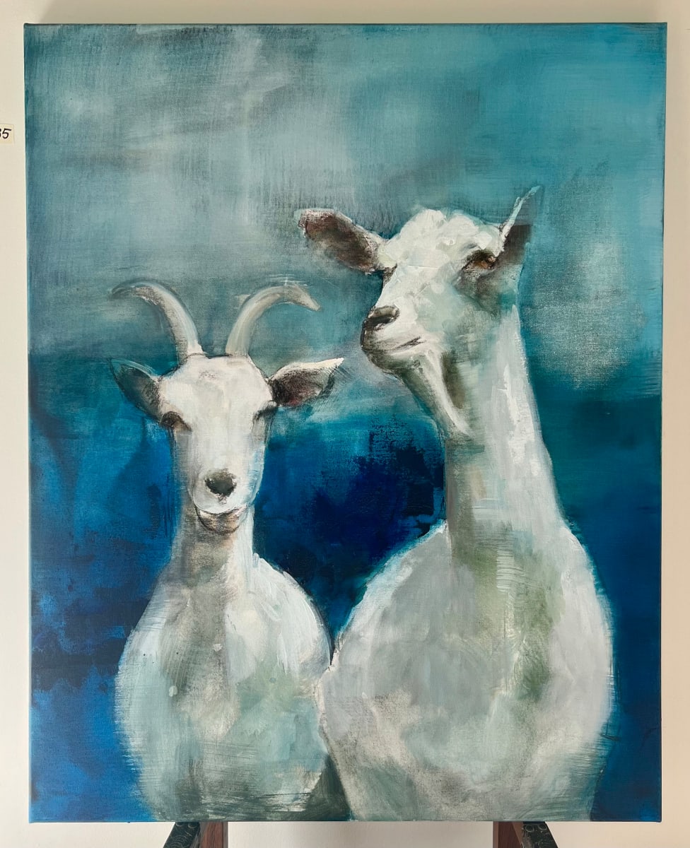 Blue Goats by Meinke Flesseman 