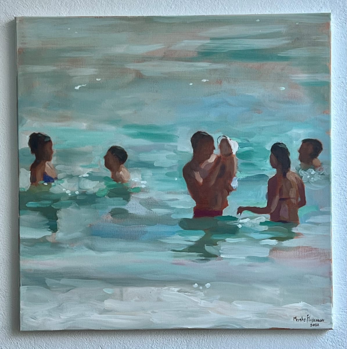 Water Painting 11 by Meinke Flesseman 