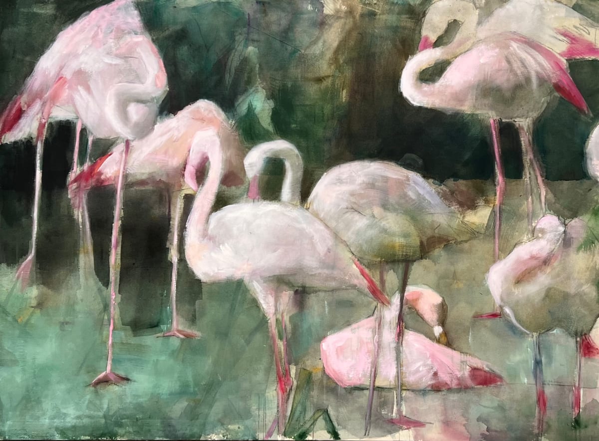 Flamingos 4 by Meinke Flesseman, Image 1.