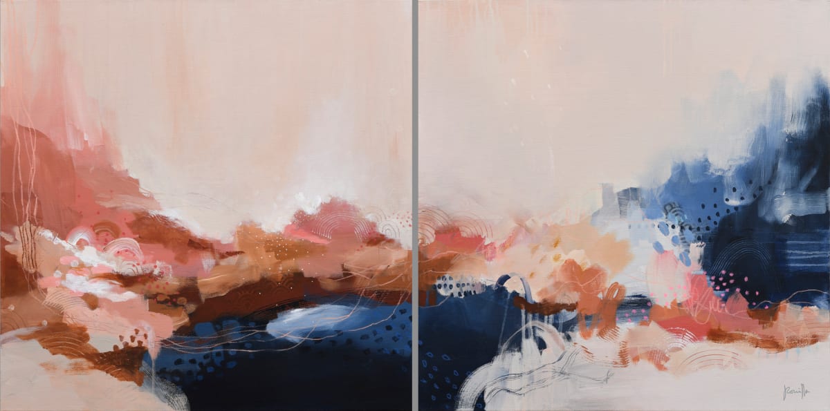 Tide Pool by Josefina Zorrilla de San Martin  Image: Tide Pool 
Mixed Media & Oil on Canvas 
24" x 48"