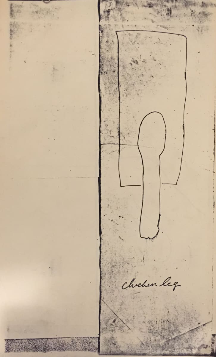 Untitled Chicken Leg Zerox Book Edition 1 by Richard Morrison 