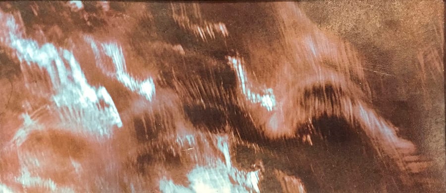 Brown and Blue Abstraction by Richard Morrison by Richard Morrison 