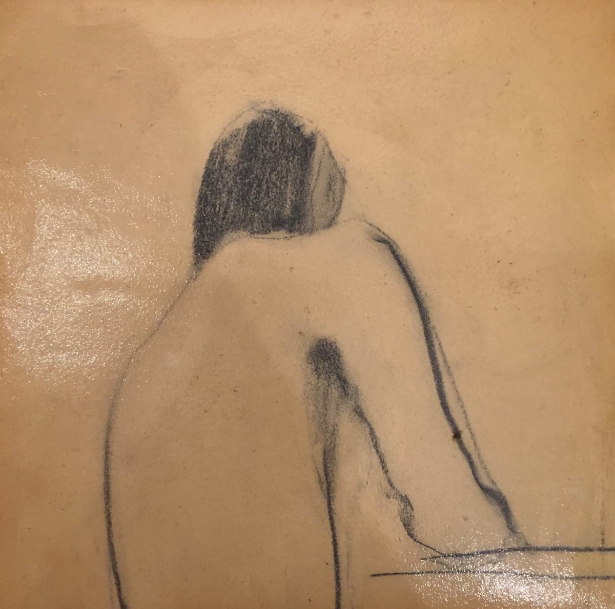 Drawing of a Man's Back by Richard Morrison 