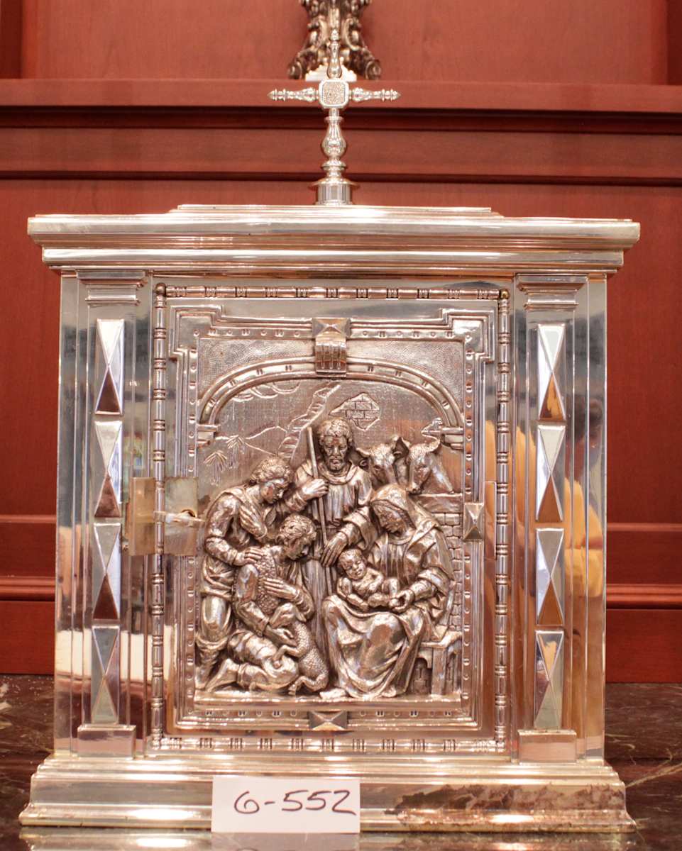 Silver Tabernacle & Covered Chalice, Image 1.