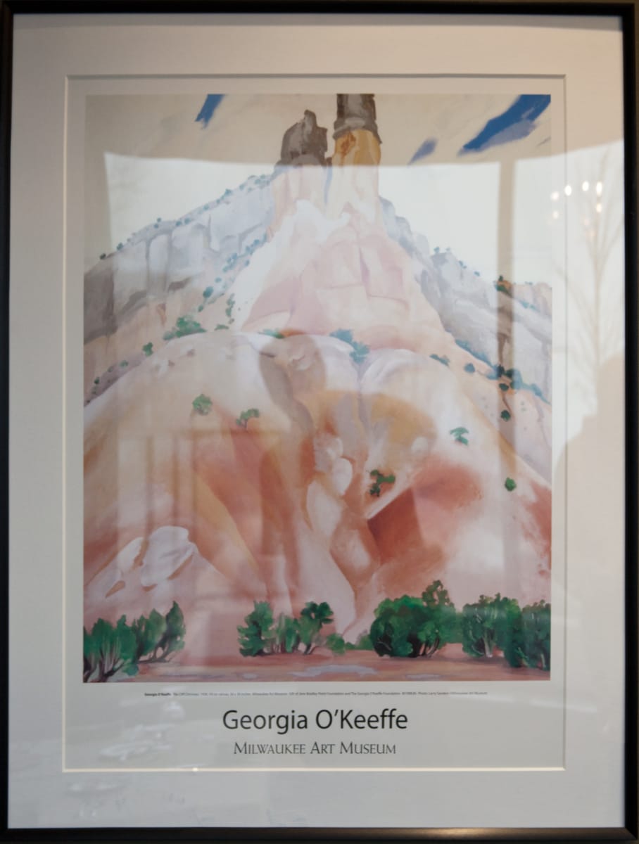 The Cliff Chimneys, 1938 by Georgia O'Keeffe 
