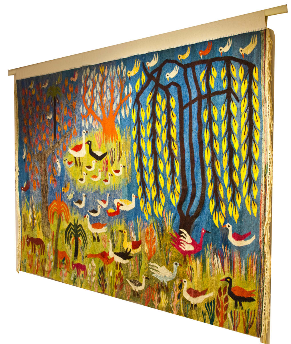 Egyptian Children's Tapestry by Students of Ramses Wissa Wassef 