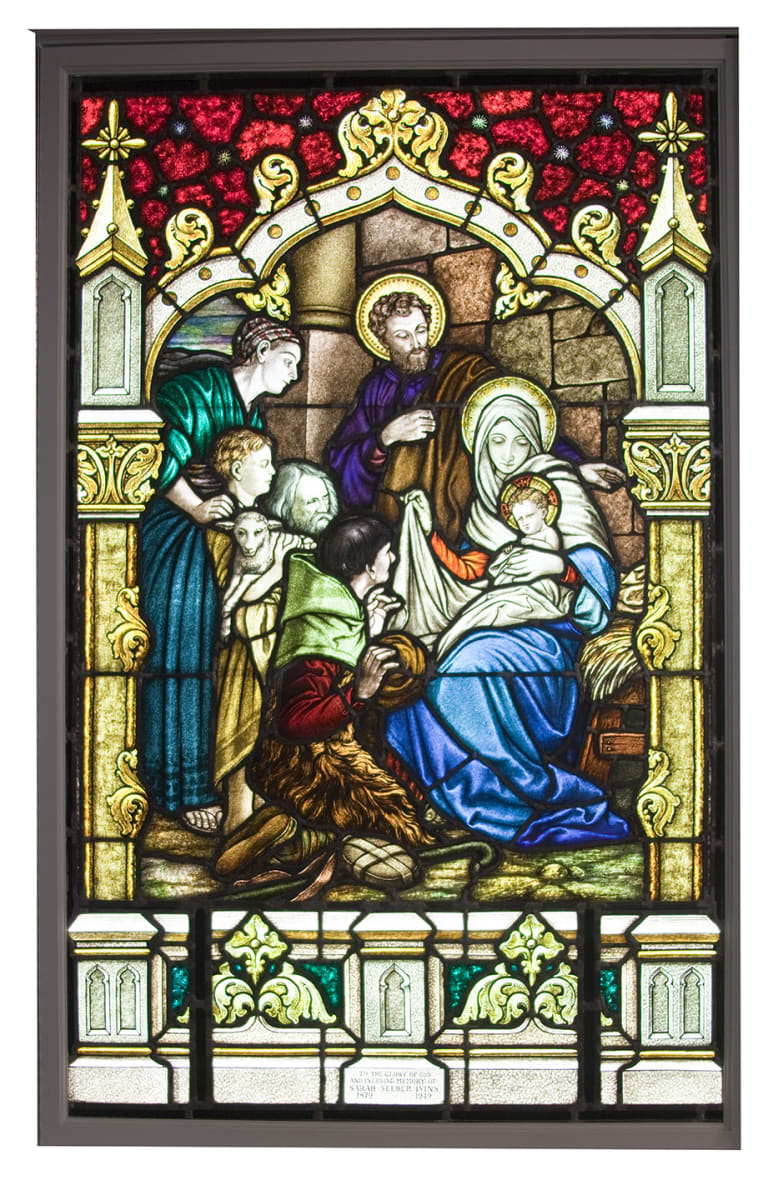Holy Family Nativity by Arnold Gavin Glass Studio, Image 1.