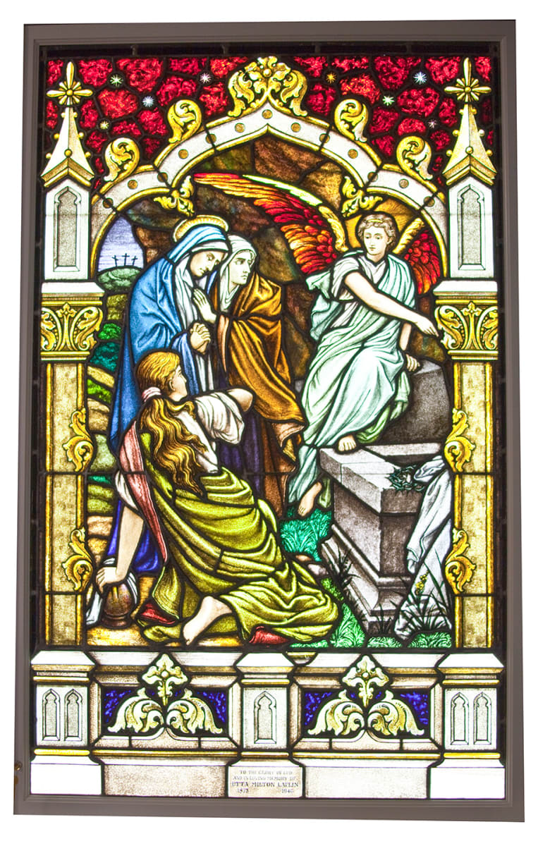 Proclamation of Jesus' Resurrection by Arnold Gavin Glass Studio 