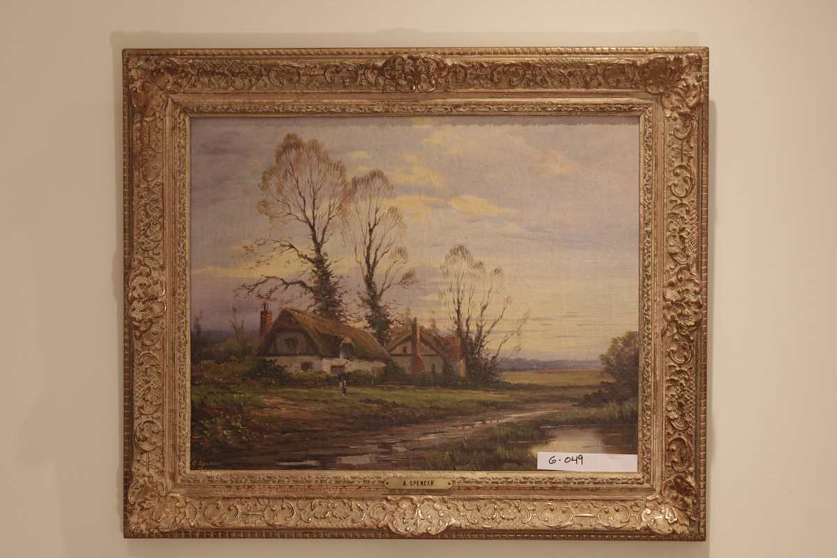 Untitled (English Cottages) by Augustus Spencer, Image 1.
