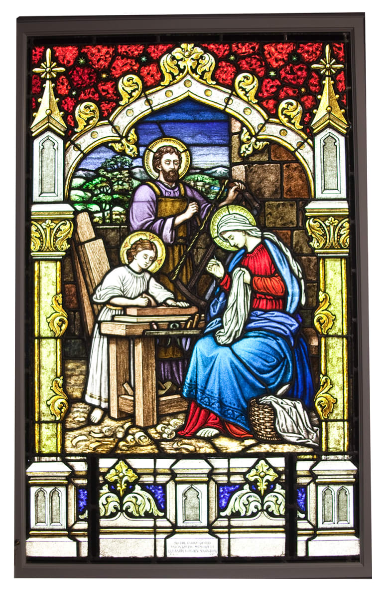 The Holy Family by Arnold Gavin Glass Studio 