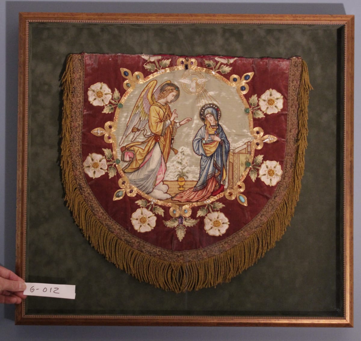 Annunciation Fringe Tapestry by Unknown 