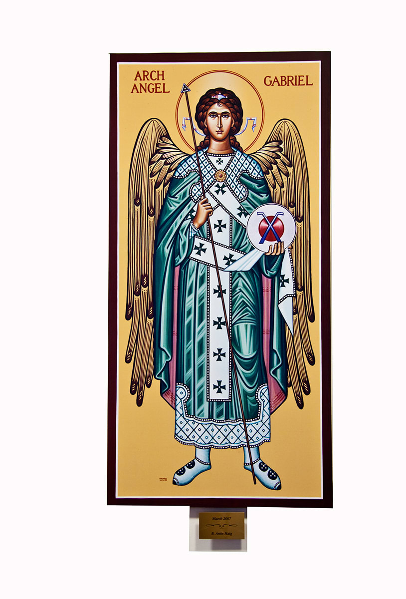 Archangel Gabriel by B. Artin Haig 