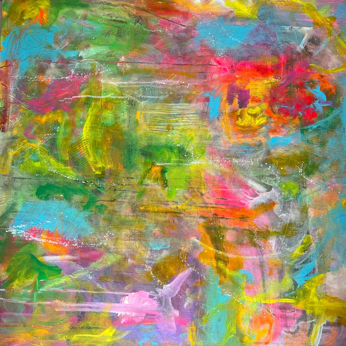 Rainbow Explosion in Her Mind by Kathleen Heitmann 