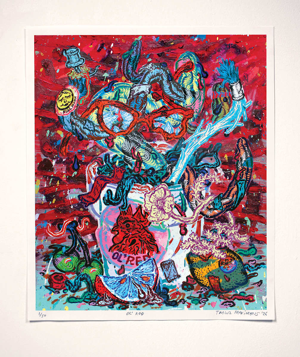 Ol' Red Proof 4 by Taylor McKimens, Image 1.