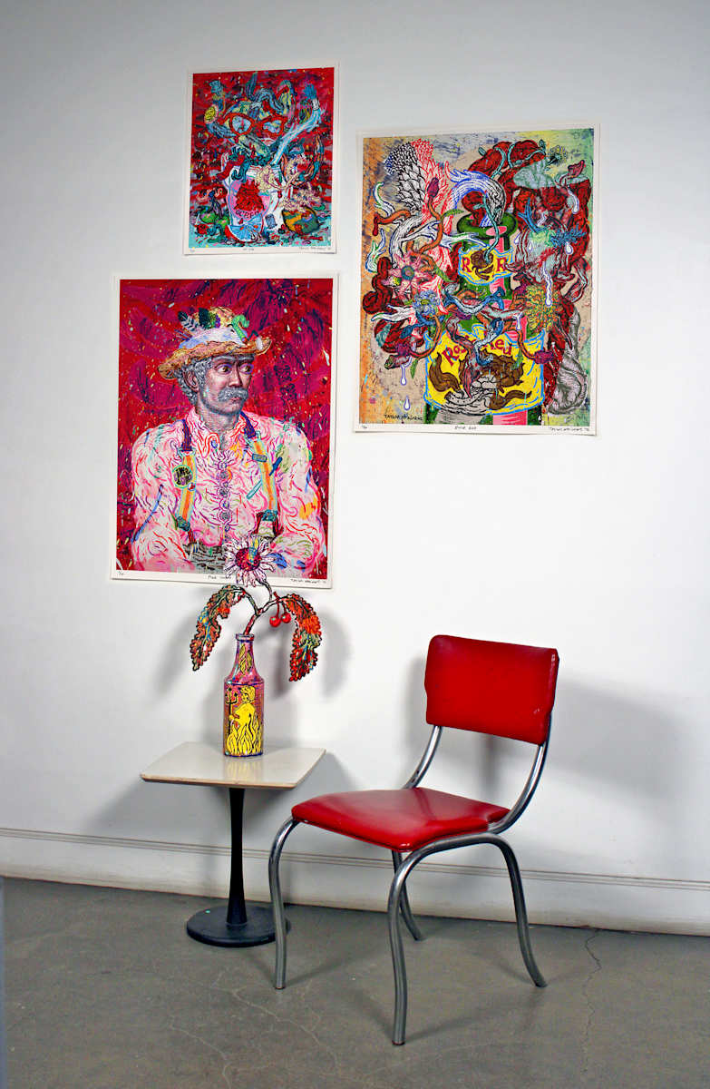 Red, Red & Pink • Suite of Three Prints Proof 3 by Taylor McKimens, Image 2.