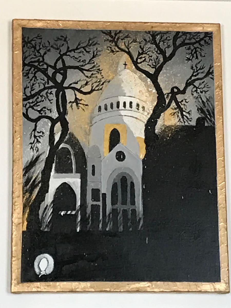 Sacre Coeur at Night by Augustine Blaisdell 