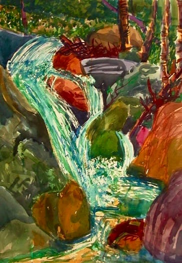 Braided Falls by Augustine Blaisdell 