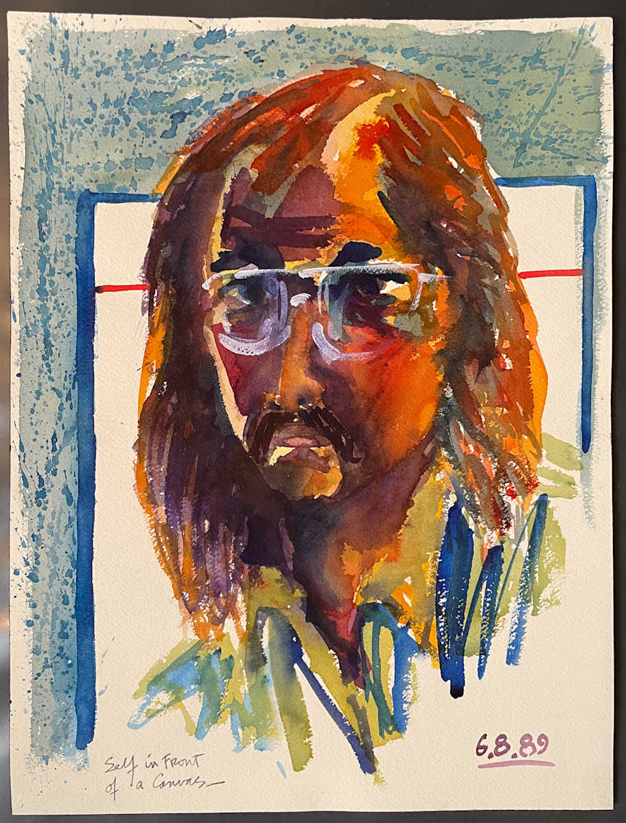 Self in Front of a Canvas by The Estate of Don Blaisdell 